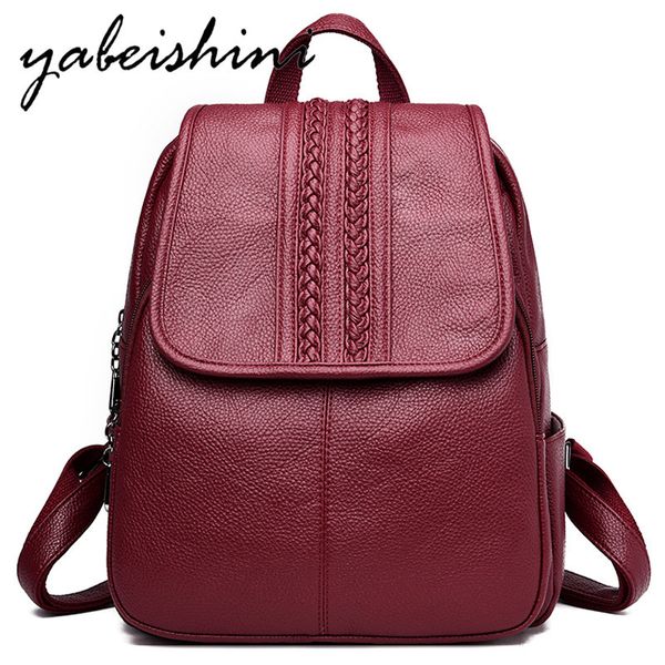 weaving women bag over shoulder women leather backpack sac a dos school bag for teenager girls travel backpack mochila feminina
weaving women bag over shoulder women leather backpack sac a dos school bag for teenager girls travel backpack mochila feminina
