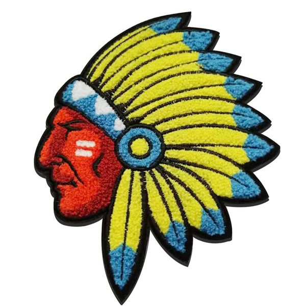 embroidery chenille big indian patch cartoon patches badges applique patches for clothing fd-141, Black
embroidery chenille big indian patch cartoon patches badges applique patches for clothing fd-141, Black