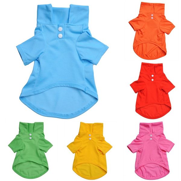candy-colored pet shirt dog clothes pet clothes spring and summer teddy clothes t-shirt collared crew neck
candy-colored pet shirt dog clothes pet clothes spring and summer teddy clothes t-shirt collared crew neck