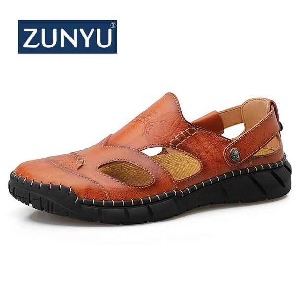 zunyu classic mens sandals summer genuine leather male beach sandals comfortable male outdoor beach slippers slip-on man, Black
zunyu classic mens sandals summer genuine leather male beach sandals comfortable male outdoor beach slippers slip-on man, Black