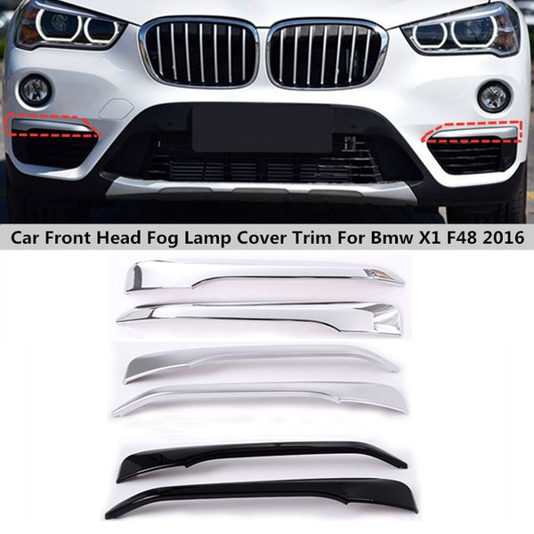 accessories car front fog light trim strips decoration cover exterior abs chromium styling for x1 f48 2016
accessories car front fog light trim strips decoration cover exterior abs chromium styling for x1 f48 2016