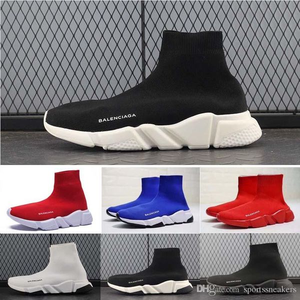 

2019 Cheap Sock Shoes Speed Shoes women boots Sneakers Trainer s Socks Race Runners black Shoe man woman shoe old shoe Size 36-45