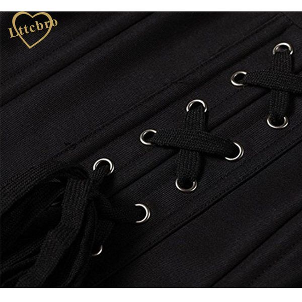 24 double steel boned longline heavy duty waist corset shaper underbust corset bustier black, Black;white
24 double steel boned longline heavy duty waist corset shaper underbust corset bustier black, Black;white