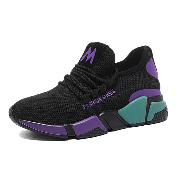 taobo 2019 spring color sneakers women knit upper breathable sports shoes female high height increasing flats chunky shoes, Black
taobo 2019 spring color sneakers women knit upper breathable sports shoes female high height increasing flats chunky shoes, Black
