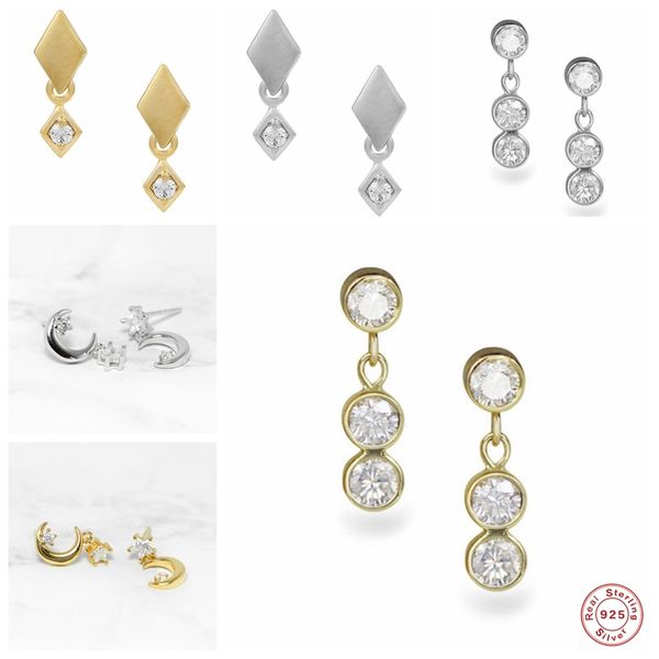 100% 925 sterling silver classic punk mujer lovers' couples pendientes stud earrings for anniversary wedding party long earring, Golden;silver
100% 925 sterling silver classic punk mujer lovers' couples pendientes stud earrings for anniversary wedding party long earring, Golden;silver
