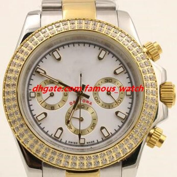 2 colors fashion men wristwatch 40mm 116508 116503 silver gold steel bracelet diamond bezel automatic luxury watch ing, Slivery;brown
2 colors fashion men wristwatch 40mm 116508 116503 silver gold steel bracelet diamond bezel automatic luxury watch ing, Slivery;brown