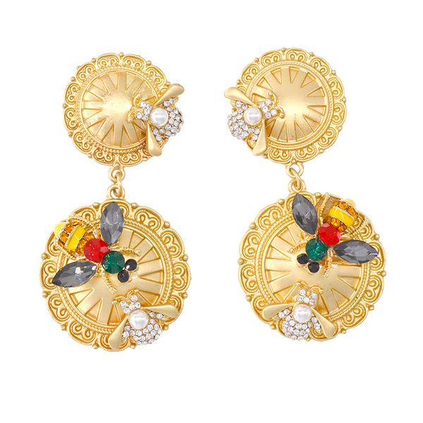 baroque prom new bridal bead mini bee rhinestone pearl earrings vintage dangle earrings for women fashion jewelry gift, Silver
baroque prom new bridal bead mini bee rhinestone pearl earrings vintage dangle earrings for women fashion jewelry gift, Silver
