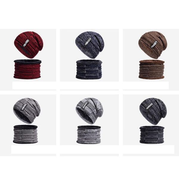 autumn and winter keep warm hat men cashmere letter knitted cap collar two piece suit pure color beanies zza896, Blue;gray
autumn and winter keep warm hat men cashmere letter knitted cap collar two piece suit pure color beanies zza896, Blue;gray