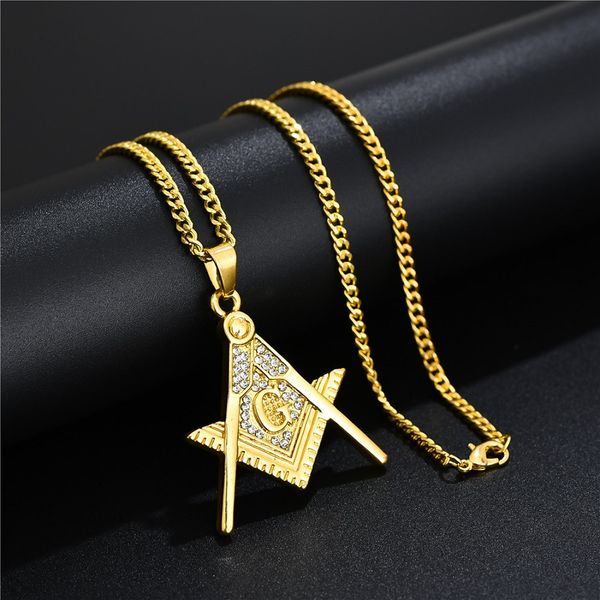 мода мужчины hip hop масонский подвеска 18k позолоченный ожерелье мужчин ювелирные изделия кристалл rhinestone дизайн ссылка цепи punk ожере, Silver
мода мужчины hip hop масонский подвеска 18k позолоченный ожерелье мужчин ювелирные изделия кристалл rhinestone дизайн ссылка цепи punk ожере, Silver