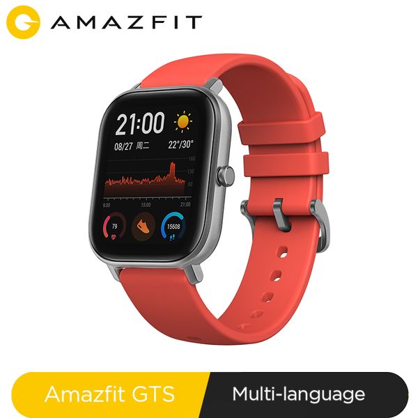 global version amazfit gts смарт часы 5atm водонепроницаемый плавательный smartwatch новые 14дней editible widgets батарея для xiaomi
global version amazfit gts смарт часы 5atm водонепроницаемый плавательный smartwatch новые 14дней editible widgets батарея для xiaomi