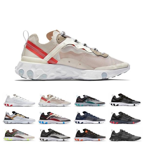 Triple Black Solar Red React Element 87 55 Women Mens Running Shoes Sail Light Bone Game Royal Metallic Gold platform Mens Trainers Sneakers
Triple Black Solar Red React Element 87 55 Women Mens Running Shoes Sail Light Bone Game Royal Metallic Gold platform Mens Trainers Sneakers