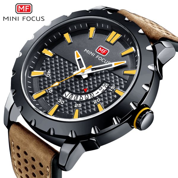 minifocus fashion casual watch men waterproof leather watch strap men's watches quartz wrist watches male clock hot, Slivery;brown
minifocus fashion casual watch men waterproof leather watch strap men's watches quartz wrist watches male clock hot, Slivery;brown