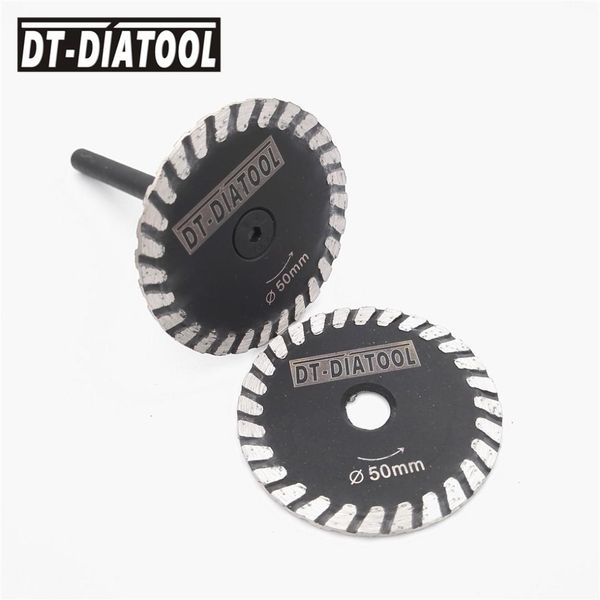 dt-diatool 2pcs mini diamond saw blade removable 6mm shank turbo cutting disc for granite marble stone concrete grinding wheel
dt-diatool 2pcs mini diamond saw blade removable 6mm shank turbo cutting disc for granite marble stone concrete grinding wheel