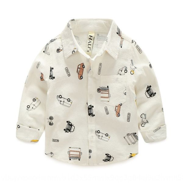 2020 cotton autumn boys' printed lapel fashionable baby long shirt children's clothing shirt sleeve children's wear, White;black
2020 cotton autumn boys' printed lapel fashionable baby long shirt children's clothing shirt sleeve children's wear, White;black
