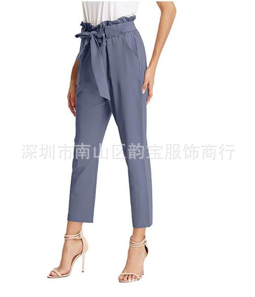 foreign trade european and american selling women decoration height waist straight tube leisure ninth pants cotton with a belt, Black;white
foreign trade european and american selling women decoration height waist straight tube leisure ninth pants cotton with a belt, Black;white