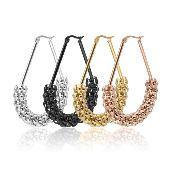 madape 316l stainless steel hoop earrings 2019 fashion jewelry wild female anti-allergic earring 30/40/50mm size, Golden
madape 316l stainless steel hoop earrings 2019 fashion jewelry wild female anti-allergic earring 30/40/50mm size, Golden