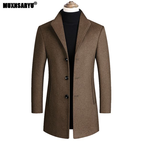 muxnsaryu men wool blends coats autumn winter new solid color men's wool jacket luxurious brand clothing sa837, Black
muxnsaryu men wool blends coats autumn winter new solid color men's wool jacket luxurious brand clothing sa837, Black