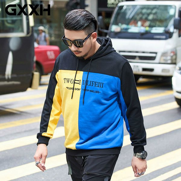 gxxh black pullover hoodies streetwear men autumn letter embroidery hoodie male hip hop casual yellow-blue patchwork sweatshirts
gxxh black pullover hoodies streetwear men autumn letter embroidery hoodie male hip hop casual yellow-blue patchwork sweatshirts