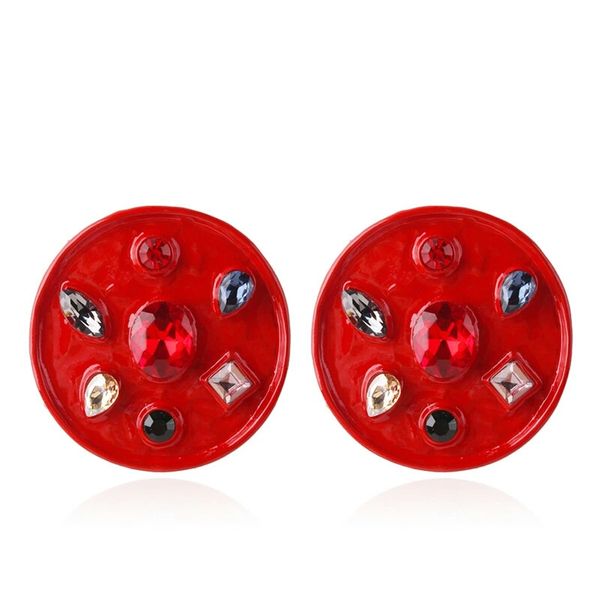 wholesale- diamond ear studs western geometric round baking paint earrings 2018 new good quality zinc alloy jewelry women girl, Golden;silver
wholesale- diamond ear studs western geometric round baking paint earrings 2018 new good quality zinc alloy jewelry women girl, Golden;silver