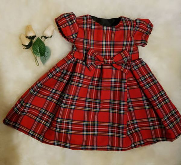 kids newborn baby girls clothes princess short sleeve dress bowknot tutu dresses summer, Red;yellow