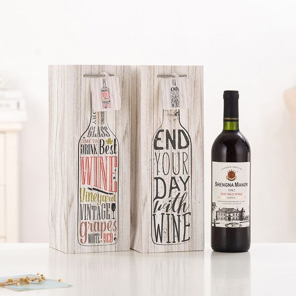one bottle red wine paper packing storage bag with handle party gift paper package bag
one bottle red wine paper packing storage bag with handle party gift paper package bag