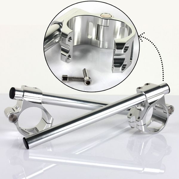 bikingboy 22mm 7/8" handlebar clip on fork split handle bar 41 43 45 46 47 48 50 51 52 53 54 55 mm motorcycle cafe racer pair
bikingboy 22mm 7/8" handlebar clip on fork split handle bar 41 43 45 46 47 48 50 51 52 53 54 55 mm motorcycle cafe racer pair