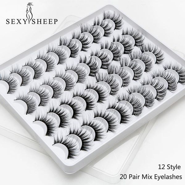 sexysheep 2/8/20 pairs 15-20mm natural 3d false eyelashes fake lashes makeup kit mink lashes extension mink eyelashes maquiagem
sexysheep 2/8/20 pairs 15-20mm natural 3d false eyelashes fake lashes makeup kit mink lashes extension mink eyelashes maquiagem