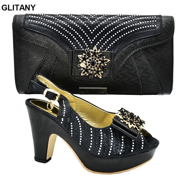 new arrival italian shoe and bag set for party in women women shoe and bags to match set italy shoes woman high heel party pumps, Black
new arrival italian shoe and bag set for party in women women shoe and bags to match set italy shoes woman high heel party pumps, Black