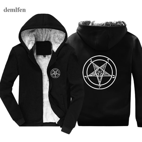 winter pentagram gothic occult satan men's fashion hoodies man hip hop hoody jacket harajuku streetwear, Black
winter pentagram gothic occult satan men's fashion hoodies man hip hop hoody jacket harajuku streetwear, Black