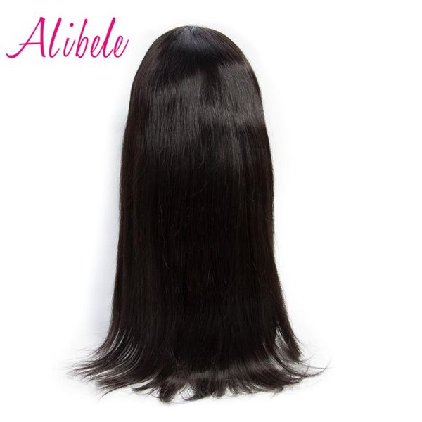alibele straight lace front human hair wigs 10-22" long/short bob swiss lace frontal wig 130% density peruvian remy hair wig, Black
alibele straight lace front human hair wigs 10-22" long/short bob swiss lace frontal wig 130% density peruvian remy hair wig, Black