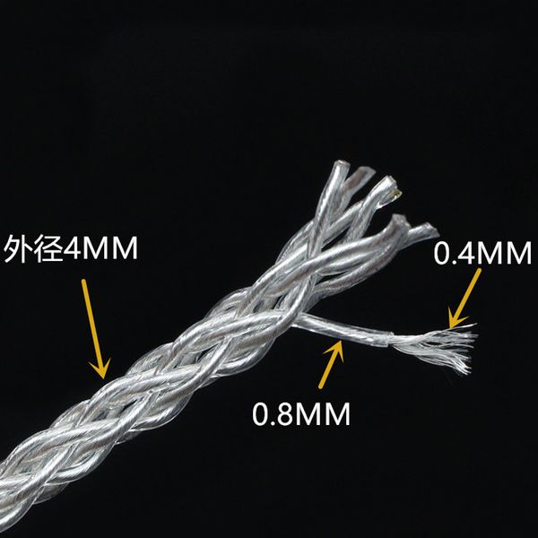 Hi-Fi 7N OCC silver plated 8 cores diy earphone bulk wires audio Amplifier DVD CD player phone Headphone Cables
Hi-Fi 7N OCC silver plated 8 cores diy earphone bulk wires audio Amplifier DVD CD player phone Headphone Cables