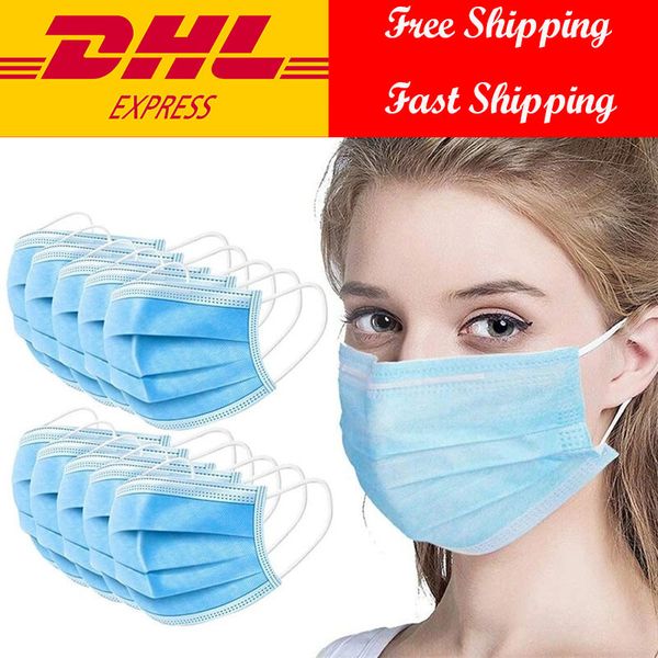 50pcs 3 ply disposable protective earloop face mask anti-dust respirator masks 3 layer earloop masks dust cleaning
50pcs 3 ply disposable protective earloop face mask anti-dust respirator masks 3 layer earloop masks dust cleaning