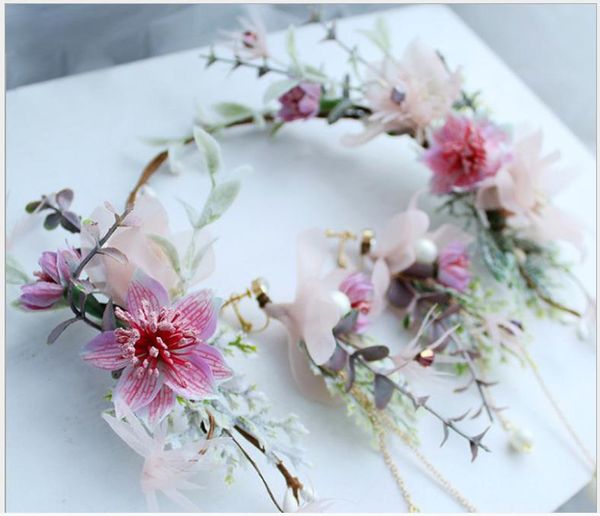 sen bride bridal tiara sweet hair hoop earrings set new korean wedding hair accessories, Silver
sen bride bridal tiara sweet hair hoop earrings set new korean wedding hair accessories, Silver