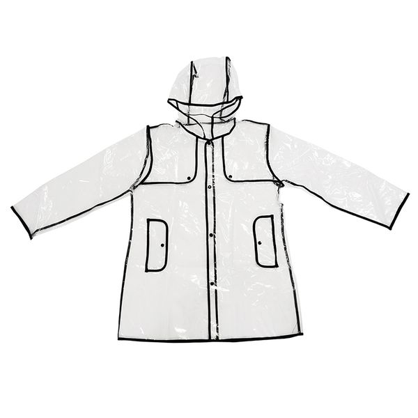 fashion women's transparent eva raincoat outdoor travel waterproof rain coat black 100cm
fashion women's transparent eva raincoat outdoor travel waterproof rain coat black 100cm