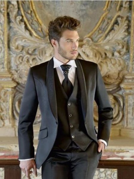 4pieces(jacket+pant+vest+tie)shawl collar black men suits custume homme fashion terno masculino new style slim fit tuxedos, White;black
4pieces(jacket+pant+vest+tie)shawl collar black men suits custume homme fashion terno masculino new style slim fit tuxedos, White;black