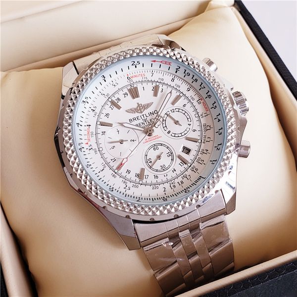 2020 quality new fashion luxury mens designer watches black white dial all stainless steel fashion navitimer sports automatic man watch yu, Slivery;brown
2020 quality new fashion luxury mens designer watches black white dial all stainless steel fashion navitimer sports automatic man watch yu, Slivery;brown