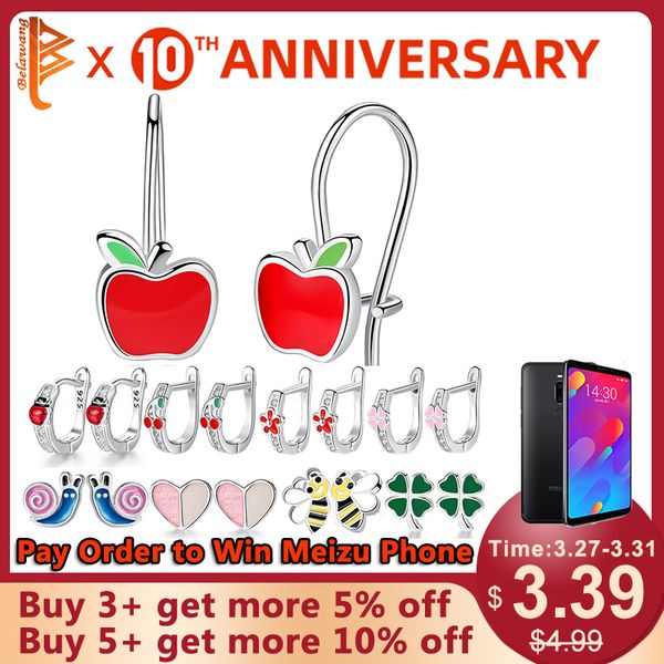 fashion 925 sterling silver cubic zirconia clover heart ladybug apple stud earrings for women wedding jewelry bijoux brincos, Golden
fashion 925 sterling silver cubic zirconia clover heart ladybug apple stud earrings for women wedding jewelry bijoux brincos, Golden