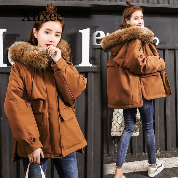 women's down & parkas cotton-padded clothes short 2021 winter style korean-style fashion thick cotton coat loose-fit, Black
women's down & parkas cotton-padded clothes short 2021 winter style korean-style fashion thick cotton coat loose-fit, Black