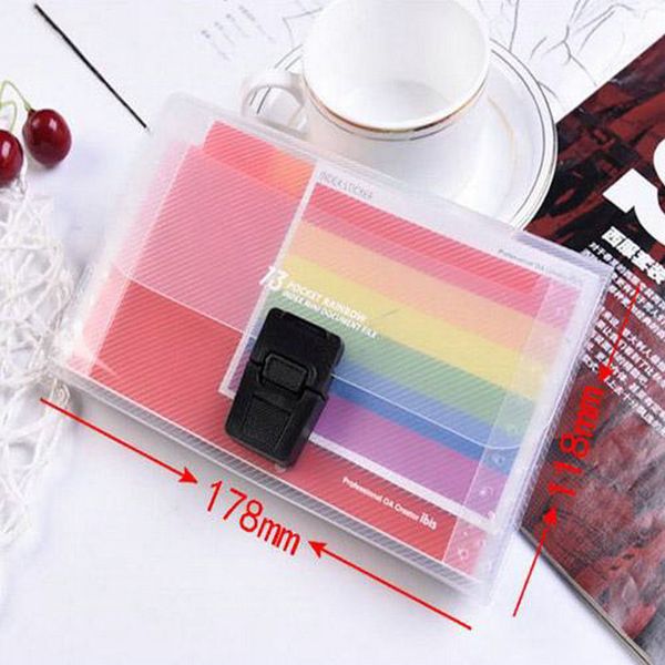 13 grids a6 document bag cute rainbow color mini bill receipt file bag pouch folder organizer file holder office supply
13 grids a6 document bag cute rainbow color mini bill receipt file bag pouch folder organizer file holder office supply