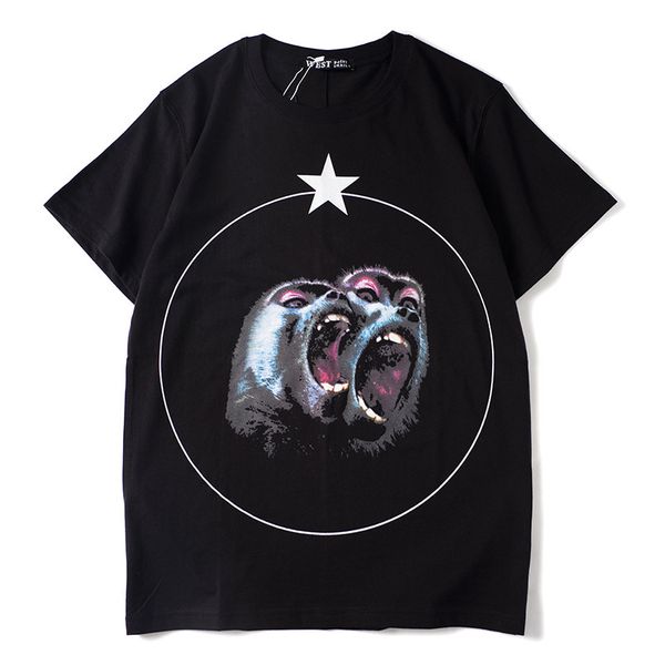 luxury mens designer t shirt mens clothing roaring baboon print summer t shirt hip hop men women short sleeve size s-xxl, White;black
luxury mens designer t shirt mens clothing roaring baboon print summer t shirt hip hop men women short sleeve size s-xxl, White;black
