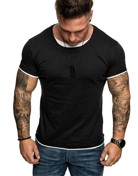мужские спортивные tshirt colorblock тонкий сплошной цвет с коротким рукавом o-образным вырезом футболка homme фитнес top, White;black
мужские спортивные tshirt colorblock тонкий сплошной цвет с коротким рукавом o-образным вырезом футболка homme фитнес top, White;black