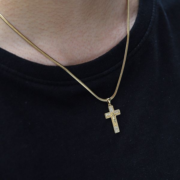 fashion jewelry men women charm jesus gold silver cross pendant necklace rhinestone crystal design 50cm long chain for men
fashion jewelry men women charm jesus gold silver cross pendant necklace rhinestone crystal design 50cm long chain for men