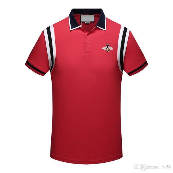 3g4g polo homme shirt 2018 fashion print short sleeve slim fit medusa t-shirts men robin brand polos with embroidery bee casual polos, White;black
3g4g polo homme shirt 2018 fashion print short sleeve slim fit medusa t-shirts men robin brand polos with embroidery bee casual polos, White;black