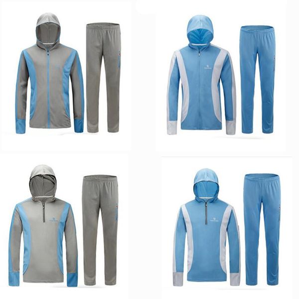 summer men/women outdoor sport anti uv fishing clothing cool breathable long-sleeved anti mosquito hooded fishing shirt set, Gray;blue
summer men/women outdoor sport anti uv fishing clothing cool breathable long-sleeved anti mosquito hooded fishing shirt set, Gray;blue
