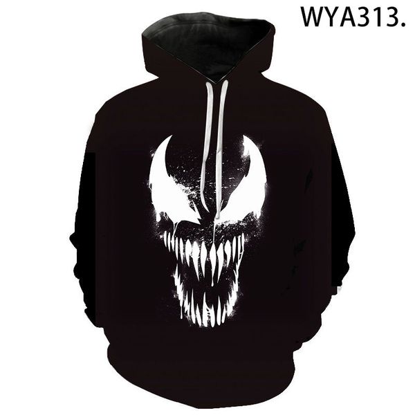 2020 venom hoodies men women sweatshirts cool skull printed 3d hoodie hip hop pullover hooded casual streetwear, Black
2020 venom hoodies men women sweatshirts cool skull printed 3d hoodie hip hop pullover hooded casual streetwear, Black