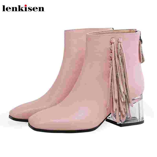 lenkisen new fringe boots gentle crystal heels genuine leather square toe high heels princess style winter women ankle boots l88, Black
lenkisen new fringe boots gentle crystal heels genuine leather square toe high heels princess style winter women ankle boots l88, Black