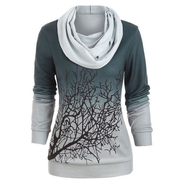 feitong hoodies sweatshirts women plus size halloween tree print convertible collar sweatshirt women's clothing, Black
feitong hoodies sweatshirts women plus size halloween tree print convertible collar sweatshirt women's clothing, Black
