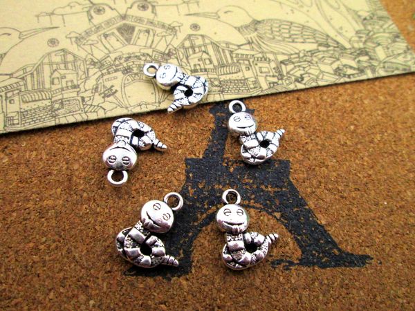 60pcs- worm charms antique tibetan silver worm charm pendants 16x12mm, Bronze;silver
60pcs- worm charms antique tibetan silver worm charm pendants 16x12mm, Bronze;silver
