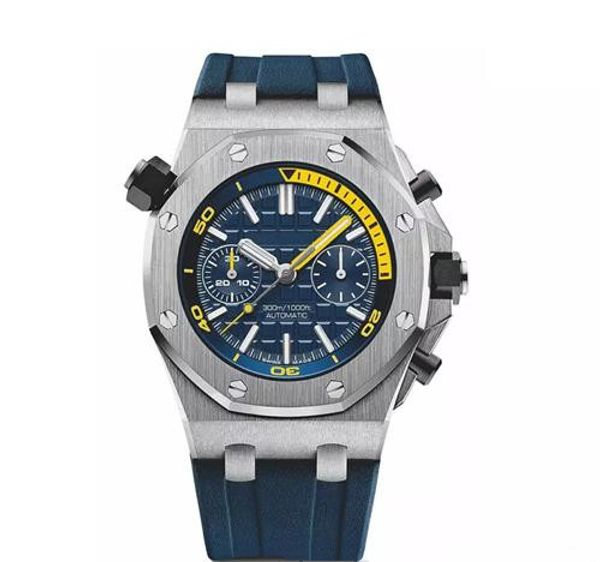 new mens watch quartz movement vk chronograph colorful wristwatch rubber strap sports men watches male wristwatch, Slivery;brown
new mens watch quartz movement vk chronograph colorful wristwatch rubber strap sports men watches male wristwatch, Slivery;brown