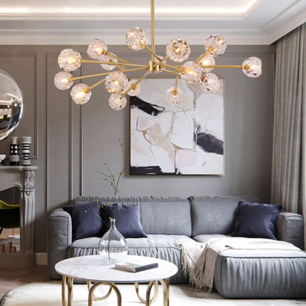 Postmodern light luxury crystal chandelier personality dining room bedroom living room lamp creative element chandelier crystal chandelier
Postmodern light luxury crystal chandelier personality dining room bedroom living room lamp creative element chandelier crystal chandelier